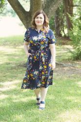 Retro Floral Dress