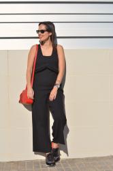 ZARA BLACK JUMPSUIT OUTFIT