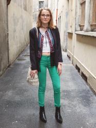 Crop top&jeans