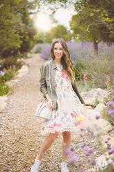 How To Style a Dress with Sneakers for Spring