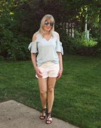 How to Wear the Off the Shoulder Trend (& Ageless Style Linkup)
