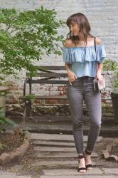 Waiting for Summer in Chambray Ruffles