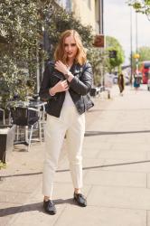 Vegan Look: White on White | Bourgeois Boheme, Votch, LaBante