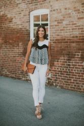 Gingham Swing Top