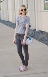 Monochrome Grey Casual Outfit