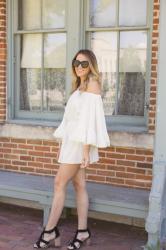 Frill Sleeve Playsuit (+ Questions For You!)