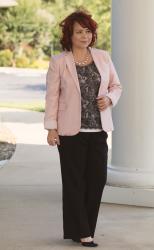 Blush Blazer and Lace