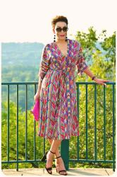 Review: Vogue 9253 | A Kimono Dress!