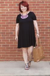 Swing Dress & Gladiator Sandals