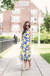 Lemon Print Dress