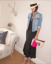 A Fab New Find + WIWT - Polka Dots & Denim