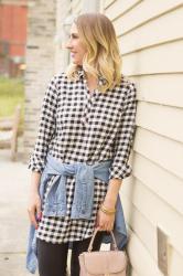 the perfect gingham tunic for spring