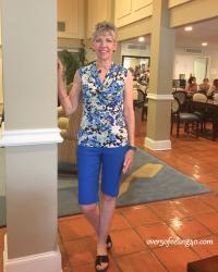 Fashion Over 50:  Summer Sunday Style Sweet Spot with Shorts