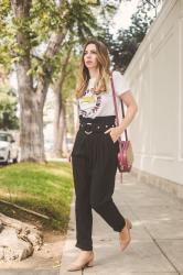 Pantalones negros para ir a la oficina