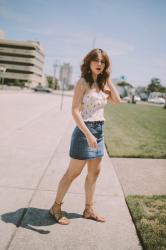 LITTLE DENIM SKIRT