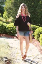 Adding Interest to Summer Maternity Outfits & Confident Twosday Linkup 