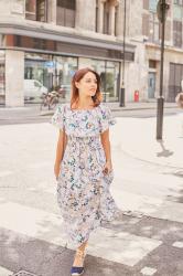 Styling a midi dress for summer