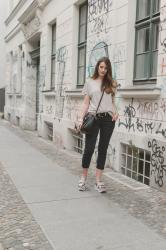 OUTFIT: Casual Denim Look mit Flatform Sandalen