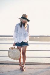 El bolso de paja circular : el bolso de moda este verano