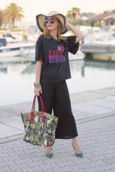 Tropical print trend with Robertina bag by Roberta Pieri