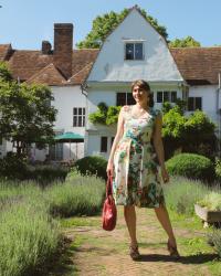 A Floral Dress at Paycocke's Tudor House