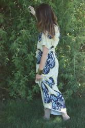 Anthropologie Chris Benz Rhoda Cameo Gown