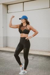 Weekly Workout Routine: Mesh Sports Bra