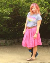 Pride Tee Shirt & Red Skirt: You Do You