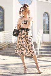 Pink Midi Skirt