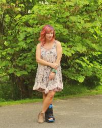 Floral Boho Sundress & Fringe Boots: Patience Is A Virtue