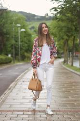 Flowered bomber