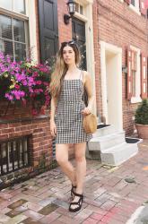 Gingham Mini Dress