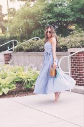 Tiered maxi dress