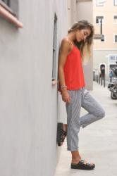 Pantalon volants