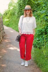 Red and White: A Bold, Breezy Summer Outfit