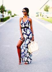 Floral maxi dress