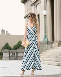 Striped Maxi