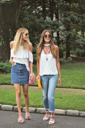 TWO WAYS TO WEAR: WHITE TOPS & DENIM