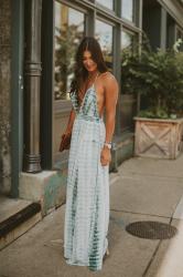 Tie Dye Maxi Dress