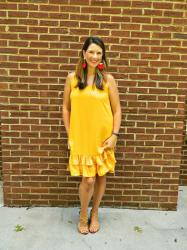 Layered Hem Cami Dress