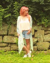 Tie Dye Kimono & Blush Cami: To Err Is Human