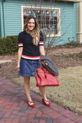 Remix: TopShop Denim Skirt 