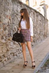 PLAID SKIRT