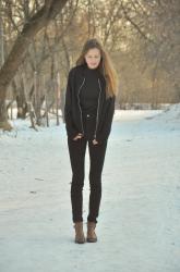 Black outfit with Dresslily