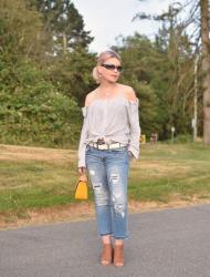 Pop up: an alternative to the cute but uncooperative off-the-shoulder trend