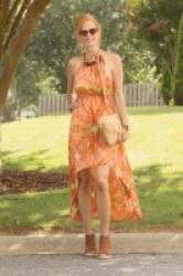 Turning Heads Linkup-Bright Colors High Low Dress
