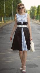 Polka Dot Swing Dress