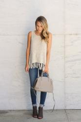 Crochet Fringe Tank 