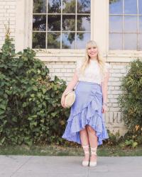 How to Style a Ruffle Skirt & Link Up