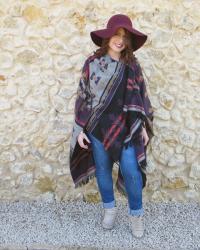 Mon poncho pour accueillir l'automne